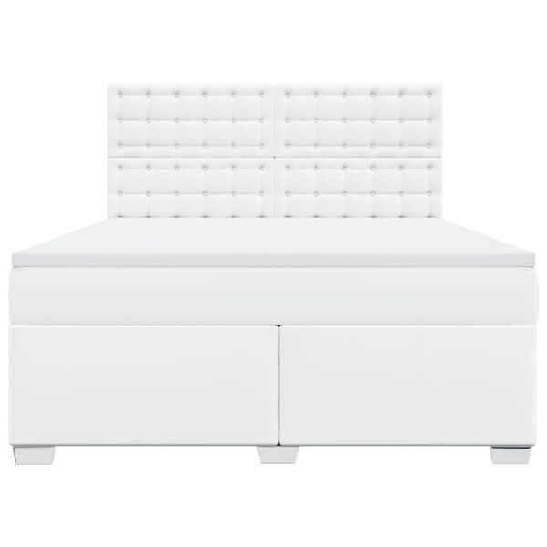 vidaXL &Kappa;&rho;&epsilon;&beta;ά&tau;&iota; Boxspring &mu;&epsilon; &Sigma;&tau;&rho;ώ&mu;&alpha; &Lambda;&epsilon;&upsilon;&kappa;ό 180x200 &epsilon;&kappa;. &Sigma;&upsilon;&nu;&theta;&epsilon;&tau;&iota;&kappa;ό &Delta;έ&rho;&mu;&alpha;