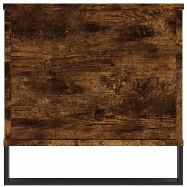 vidaXL Τραπεζάκι Σαλονιού Καπνιστή Δρυς 90x44,5x45 εκ. Επεξ. Ξύλο