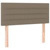 vidaXL &Kappa;&rho;&epsilon;&beta;ά&tau;&iota; Boxspring &mu;&epsilon; &Sigma;&tau;&rho;ώ&mu;&alpha; & LED Taupe 120x190 &epsilon;&kappa;. &Upsilon;&phi;&alpha;&sigma;&mu;ά&tau;&iota;&nu;&omicron;