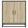 vidaXL Sideboard Sonoma Oak 68x35x76cm Κατασκευασμένο ξύλο και μέταλλο