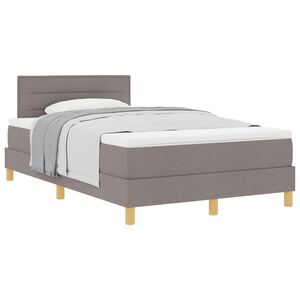 vidaXL &Kappa;&rho;&epsilon;&beta;ά&tau;&iota; &mu;&epsilon; &epsilon;&lambda;&alpha;&tau;ή&rho;&iota;&alpha; &mu;&epsilon; &sigma;&tau;&rho;ώ&mu;&alpha; Taupe 120 x 190 cm ύ&phi;&alpha;&sigma;&mu;&alpha;