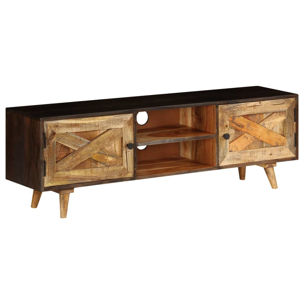 vidaXL Έπιπλο Τηλεόρασης 140 x 30 x 45 εκ. από Μασίφ Ξύλο Μάνγκο