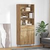 vidaXL Highboard Artisan Oak 69,5 x 34 x 180 &epsilon;&kappa;. &Epsilon;&pi;&epsilon;&xi;&epsilon;&rho;&gamma;&alpha;&sigma;&mu;έ&nu;&omicron; &xi;ύ&lambda;&omicron;