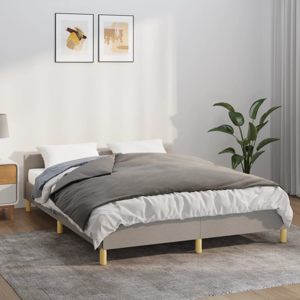 vidaXL Κουβέρτα Βαρύτητας με Κάλυμμα Γκρι 135x200 εκ. 10 κ. Υφασμάτινη