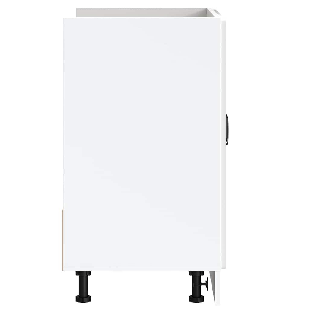vidaXL Ντουλάπι βάσης νεροχύτη "Lucca" High Gloss White