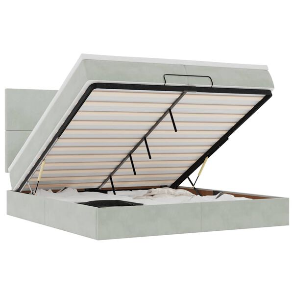 vidaXL &Omicron;&theta;&omega;&mu;&alpha;&nu;&iota;&kappa;ό &kappa;&rho;&epsilon;&beta;ά&tau;&iota; &mu;&epsilon; &sigma;&tau;&rho;ώ&mu;&alpha;&tau;&alpha; & LEDs &Alpha;&nu;&omicron;&iota;&chi;&tau;ό &gamma;&kappa;&rho;&iota; &Beta;&epsilon;&lambda;&omicron;ύ&delta;&omicron;