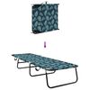 vidaXL Πτυσσόμενη ξαπλώστρα 2 pcs Πράσινο 56 x 189 x 87 εκ. ύφασμα