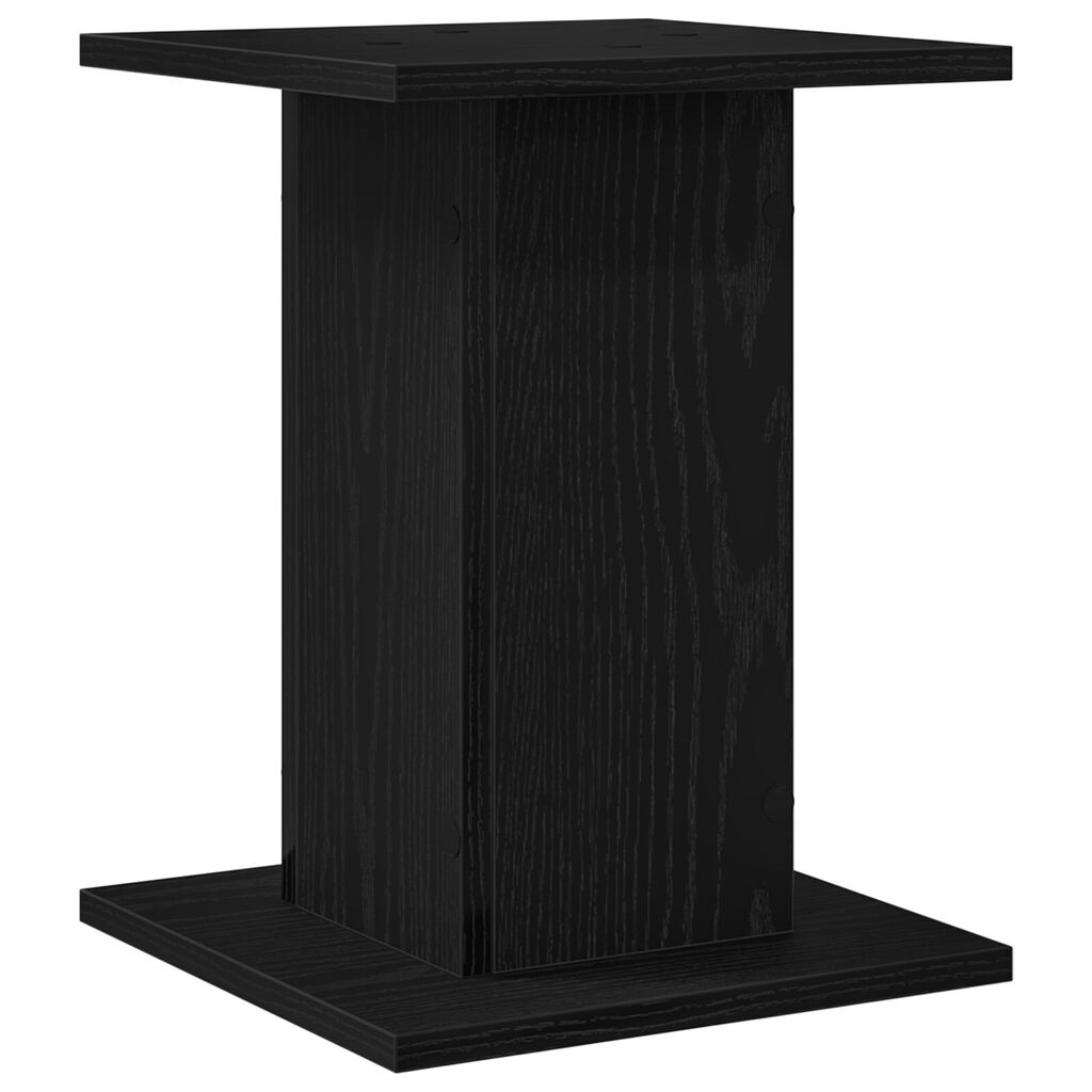 vidaXL Στήρες Ηχείων 2 τμχ Μαύρη Δρυς 30x30x40 εκ Φτιαγμένοι από Ξύλο