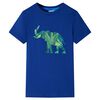 vidaXL Kids'T-shirt Dark Blue 92 Blue 140