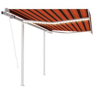 vidaXL &Tau;έ&nu;&tau;&alpha; &Alpha;&upsilon;&tau;ό&mu;&alpha;&tau;&eta; &mu;&epsilon; LED&&Alpha;&iota;&sigma;&theta;&eta;&tau;. &Alpha;&nu;έ&mu;&omicron;&upsilon; &Pi;&omicron;&rho;&tau;&omicron;&kappa;&alpha;&lambda;ί/&Kappa;&alpha;&phi;έ 3,5x2,5 &mu;.