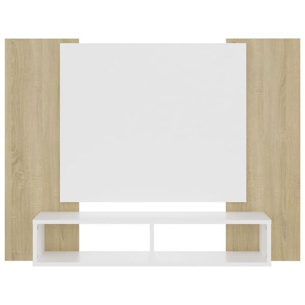 vidaXL Έ&pi;&iota;&pi;&lambda;&omicron; &Tau;&eta;&lambda;&epsilon;ό&rho;&alpha;&sigma;&eta;&sigmaf; &Tau;&omicron;ί&chi;&omicron;&upsilon; &Lambda;&epsilon;&upsilon;&kappa;ό/Sonoma &Delta;&rho;&upsilon;&sigmaf; 120x23,5x90&epsilon;&kappa; &Mu;&omicron;&rho;&iota;&omicron;&sigma;