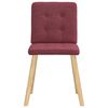 vidaXL Καρέκλες Τραπεζαρίας 2 τεμ. Μπορντό Υφασμάτινες