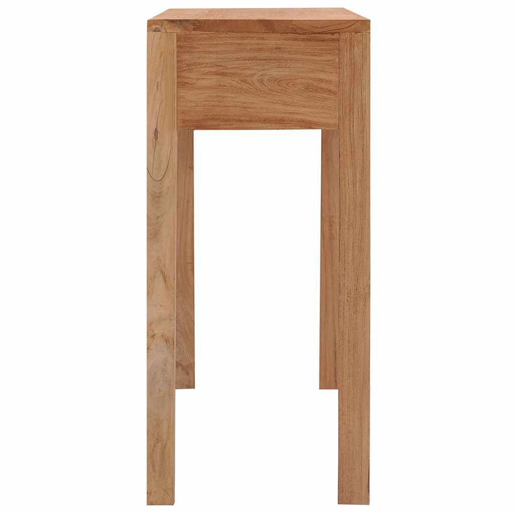vidaXL Τραπέζι Κονσόλα 110 x 35 x 75 εκ. από Μασίφ Ξύλο Teak