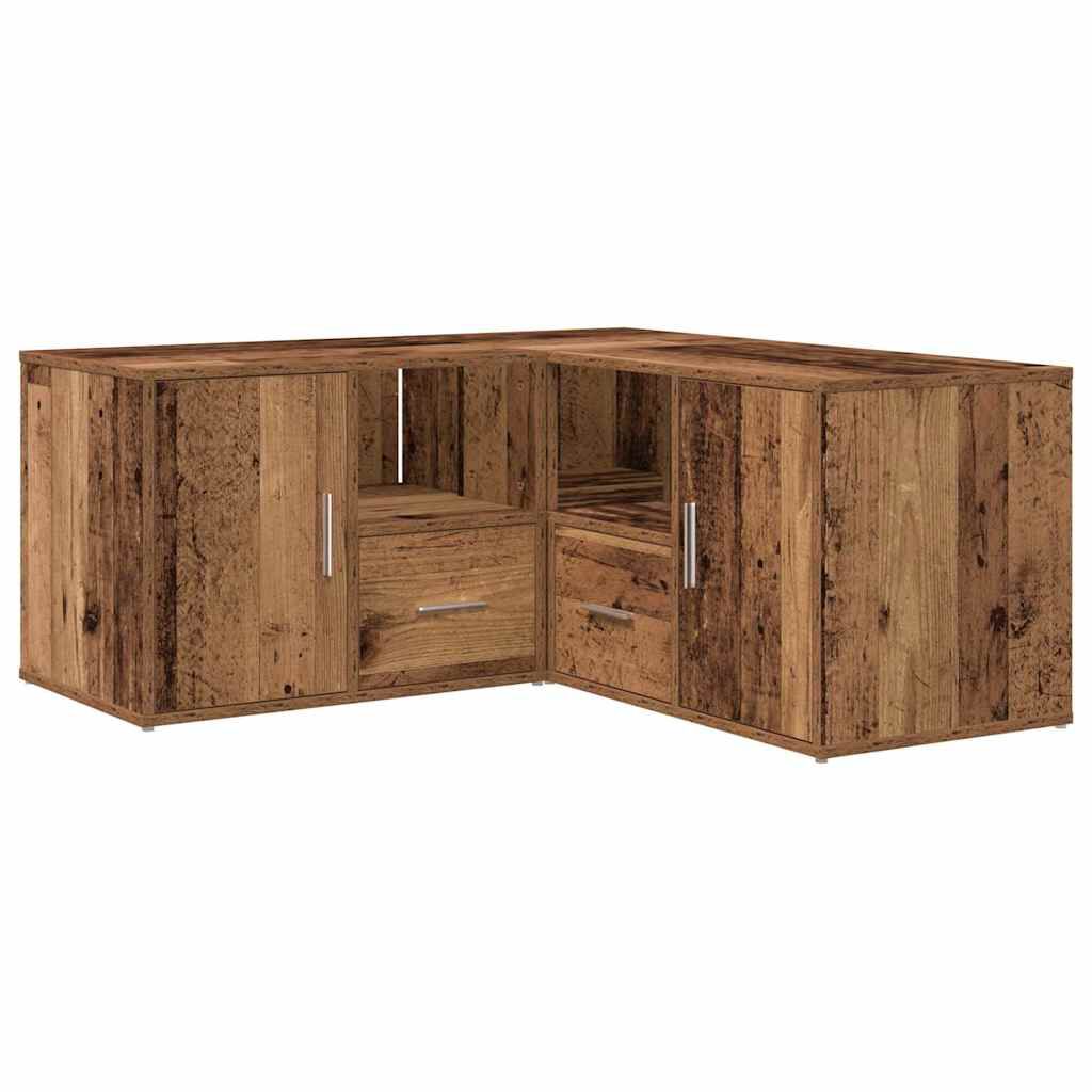 vidaXL Ντουλάπι Γωνιακό Όψη Παλαιού Ξύλου 160x40x45 εκ. από Επεξ. Ξύλο