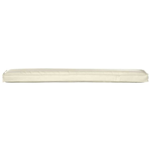vidaXL Σετ Μαξιλαριών Πάγου 2 pcs Κρεμ 200 x 40 x 8 εκ. Ύφασμα Oxford