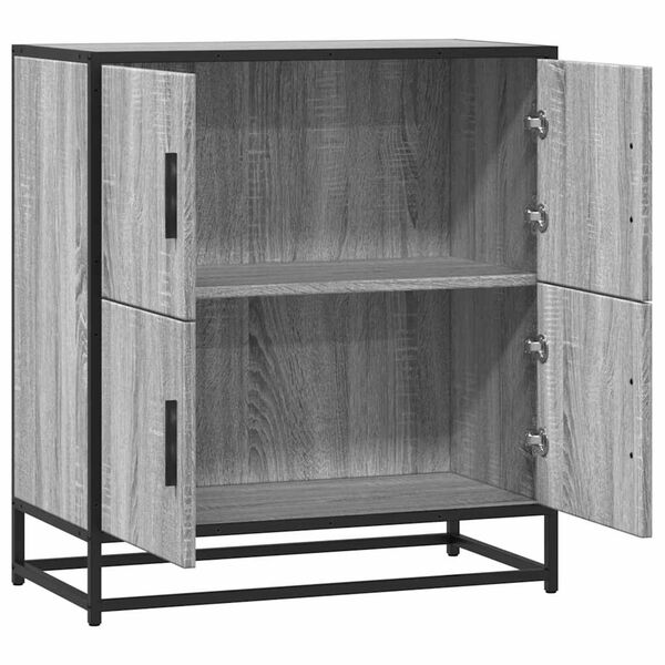 vidaXL Συρταριέρα Γκρι sonoma 68x35x76 cm Ξύλινο μηχανουργικό ξύλο