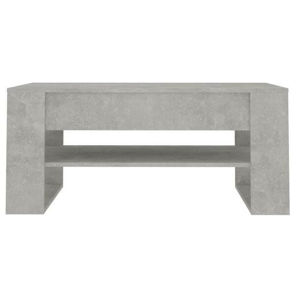 vidaXL Τραπεζάκι Σαλονιού Γκρι Σκυρ. 102x55x45 εκ. Επεξεργασμένο Ξύλο