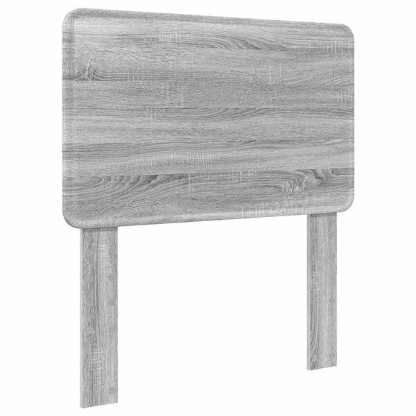 vidaXL Κεφαλάρι με κεφαλάρι Γκρίζο Σονομα 75 cm Επεξεργασμένο ξύλο