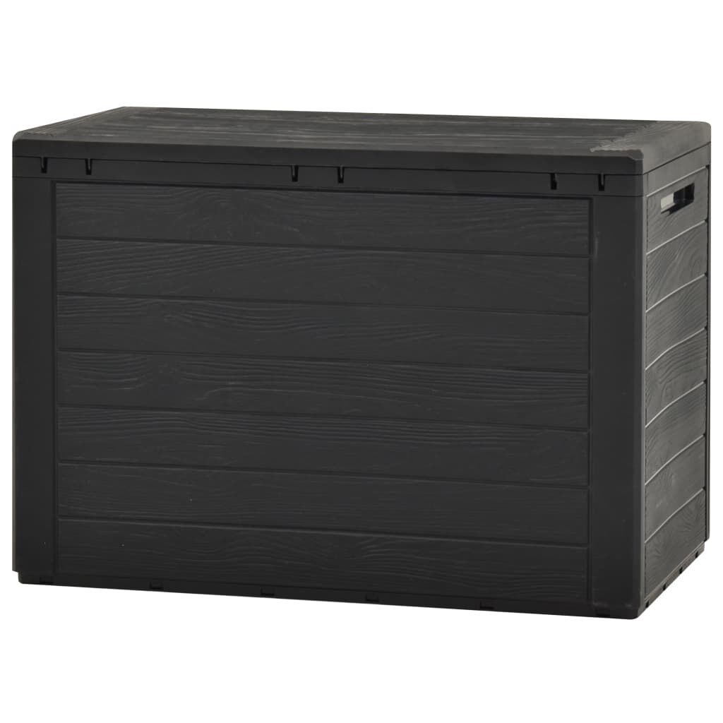vidaXL Μπαούλο Αποθήκευσης Κήπου Ανθρακί 78 x 44 x 55 εκ.