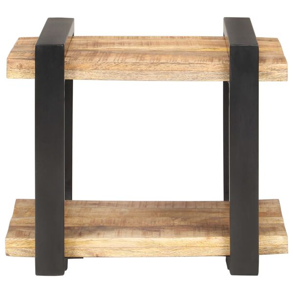 vidaXL Κομοδίνο 50 x 40 x 40 εκ. από Ακατέργαστο Ξύλο Μάνγκο