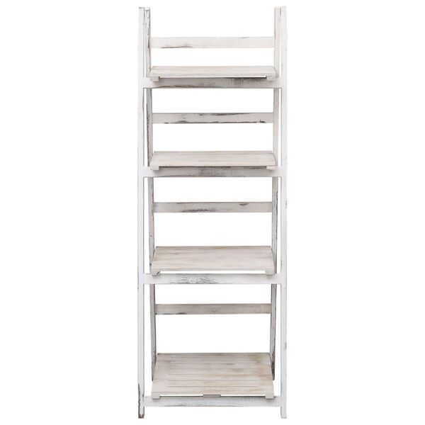 vidaXL Ραφιέρα Φυτών Τετραώροφη 43 x 33 x 113 εκ. Ξύλινη