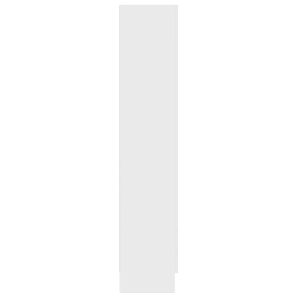 vidaXL Βιτρίνα Λευκή 82,5 x 30,5 x 150 εκ. Επεξ. Ξύλο