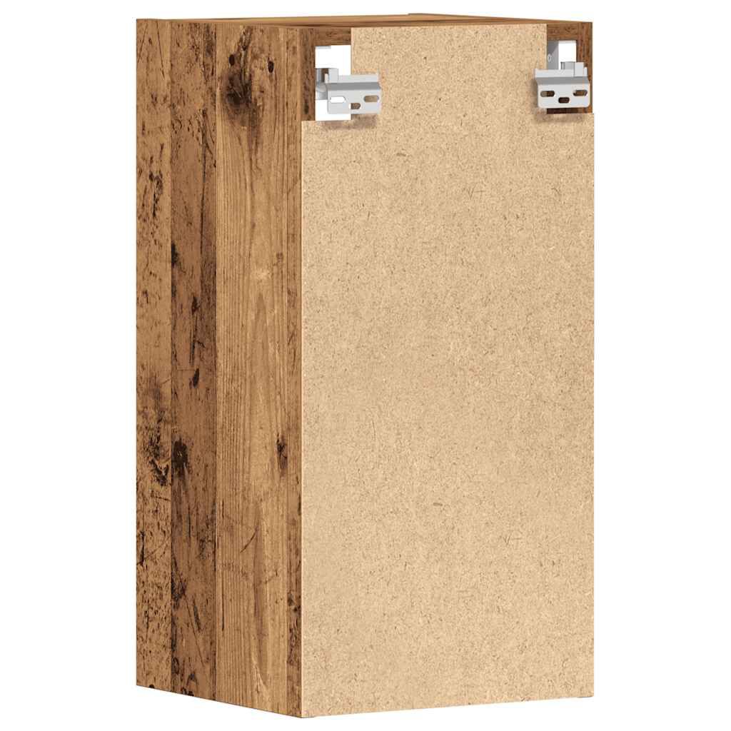 vidaXL κρεμαστό ντουλάπι Riga Παλιό ξύλο 30x29,5x60 cm