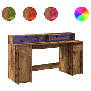 vidaXL &Gamma;&rho;&alpha;&phi;&epsilon;ί&omicron; &mu;&epsilon; LED Ό&psi;&eta; &Pi;&alpha;&lambda;&alpha;&iota;&omicron;ύ &Xi;ύ&lambda;&omicron;&upsilon; 160x55x91 &epsilon;&kappa;. &Epsilon;&pi;&epsilon;&xi;&epsilon;&rho;&gamma;. &Xi;ύ&lambda;&omicron;