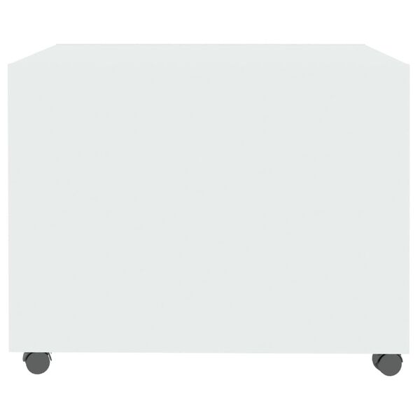 vidaXL Τραπεζάκι Σαλονιού Γυαλιστερό Λευκό 55x55x40 εκ. Επεξεργ. Ξύλο