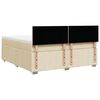 vidaXL &Kappa;&rho;&epsilon;&beta;ά&tau;&iota; Boxspring &mu;&epsilon; &Sigma;&tau;&rho;ώ&mu;&alpha; &Kappa;&rho;&epsilon;&mu; 180x200 &epsilon;&kappa;. &Upsilon;&phi;&alpha;&sigma;&mu;ά&tau;&iota;&nu;&omicron;