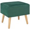 vidaXL Κομοδίνο Πράσινο 40 x 35 x 40 εκ. Βελούδινο
