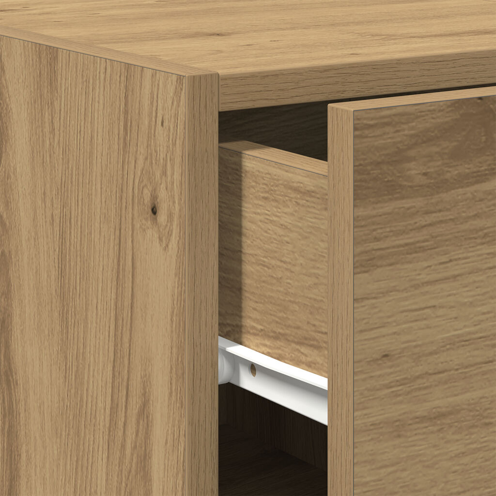 vidaXL Μπουφές Artisan Oak 30x42,5x93 εκ. Κατασκευασμένο από ξύλο