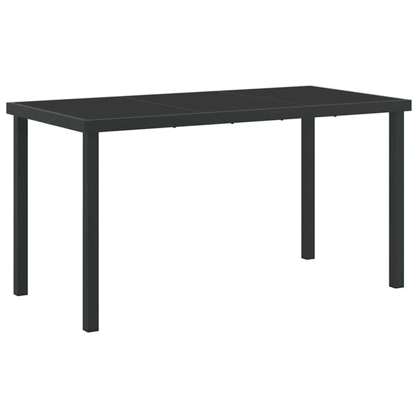 vidaXL Σέτ φαγητού για κήπο 5 pcs Καφέ συνθετικό ρατάν