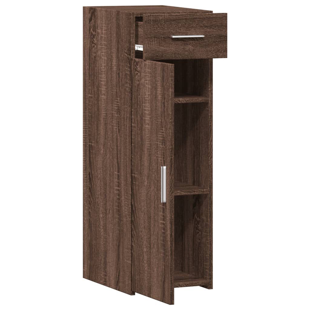 vidaXL Μπουφές Καφέ Δρυς 30x42,5x93 εκ. από Επεξεργασμένο Ξύλο