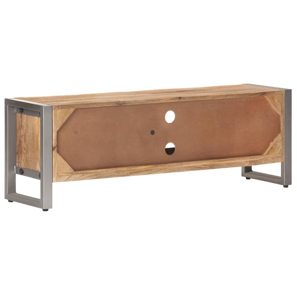 vidaXL Έπιπλο Τηλεόρασης 120 x 30 x 40 εκ. από Ακατέργαστο Ξύλο Μάνγκο