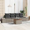 vidaXL Σετ Καναπέ Κήπου 5 pcs Γκρι