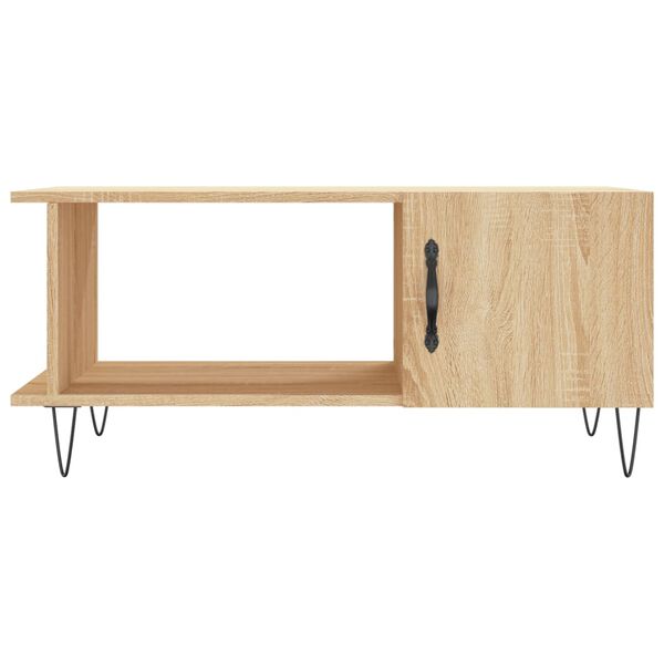vidaXL Τραπεζάκι Σαλονιού Sonoma Δρυς 90x50x40 εκ. Επεξεργασμένο Ξύλο