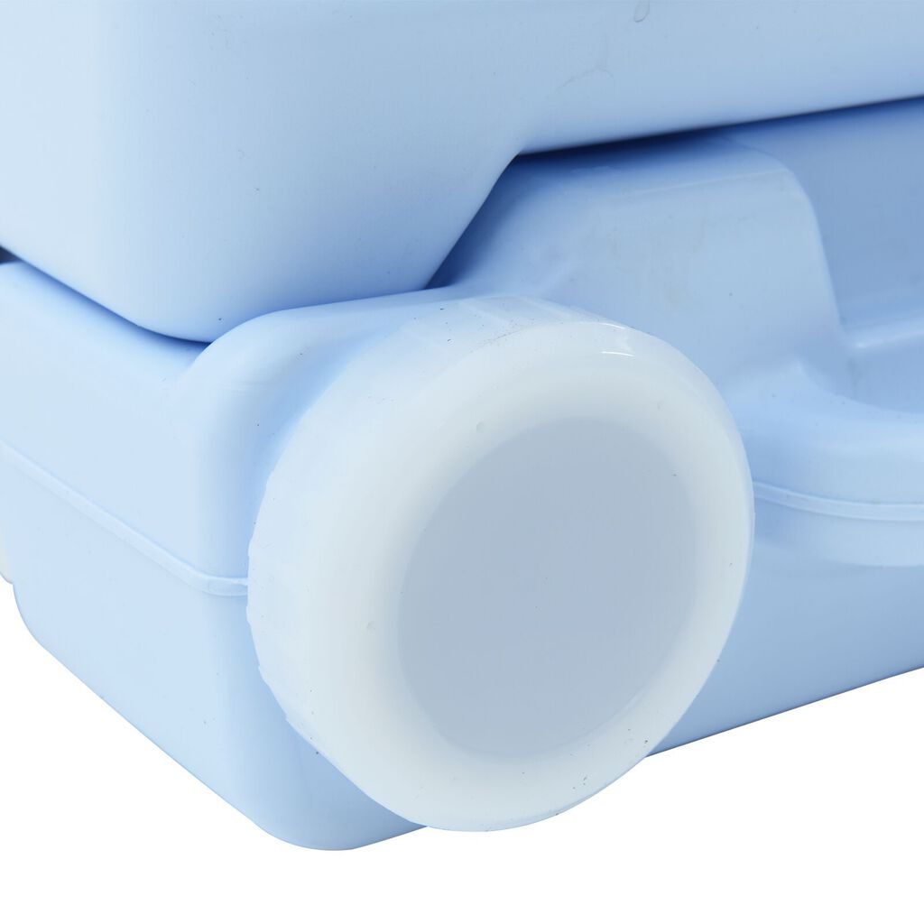 vidaXL Φορητή Τουαλέτα Κάμπινγκ Μπλε 10L Νερό 10L Δεξαμενή Απόβλητων