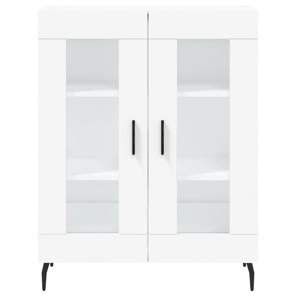vidaXL Ντουλάπι Λευκό 69,5x34x180 εκ. από Επεξεργασμένο Ξύλο