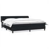 vidaXL Box Spring &Kappa;&rho;&epsilon;&beta;ά&tau;&iota; &mu;&epsilon; &sigma;&tau;&rho;ώ&mu;&alpha;&tau;&alpha; &Mu;&alpha;ύ&rho;&omicron; 180x210 cm Velvet