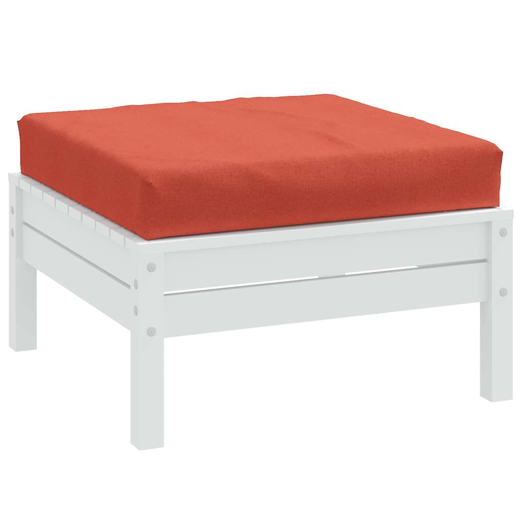 vidaXL Μαξιλάρι Παλέτας Κόκκινο 60x60x9,5 εκ. Ύφασμα