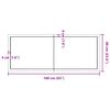vidaXL Επιφ Τραπεζιού Αν Καφέ 160x60x(2-4)εκ.Ακατέργ. Μασίφ Ξύλο Δρυός