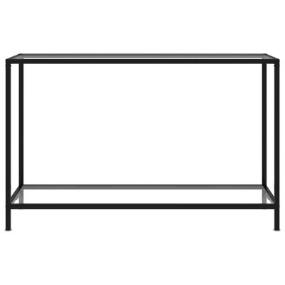 vidaXL Τραπέζι Κονσόλα Διαφανές 120 x 35 x 75 εκ. από Ψημένο Γυαλί