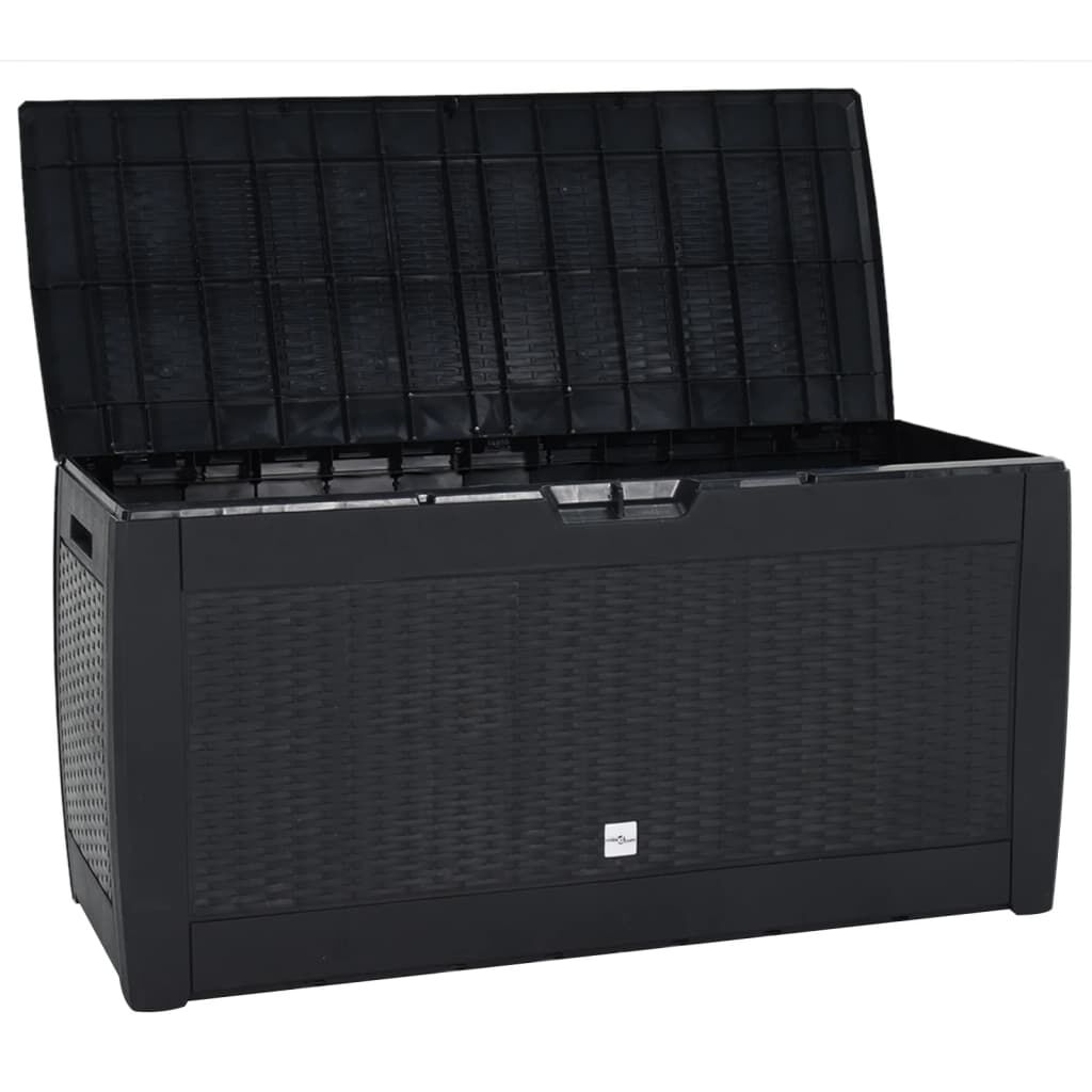 vidaXL Μπαούλο Αποθήκευσης Κήπου Ανθρακί 119x48x60 εκ. απο Πολυπ/λένιο