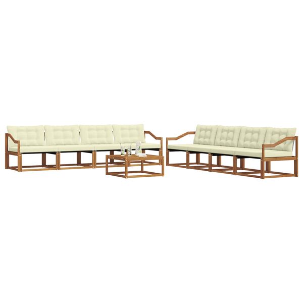 vidaXL &Sigma;&epsilon;&iota;&rho;ά &Kappa;&alpha;&nu;&alpha;&pi;έ &Epsilon;&xi;&omega;&tau;&epsilon;&rho;&iota;&kappa;&omicron;ύ &mu;&epsilon; &mu;&alpha;&xi;&iota;&lambda;ά&rho;&iota; 9 pcs &Phi;&upsilon;&sigma;&iota;&kappa;ό &kappa;&alpha;&iota; &Kappa;&rho;έ&mu;&alpha;