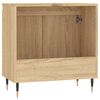 vidaXL Ντουλάπι Μπάνιου Sonoma Δρυς 58 x 33 x 60 εκ. από Επεξεργ. Ξύλο