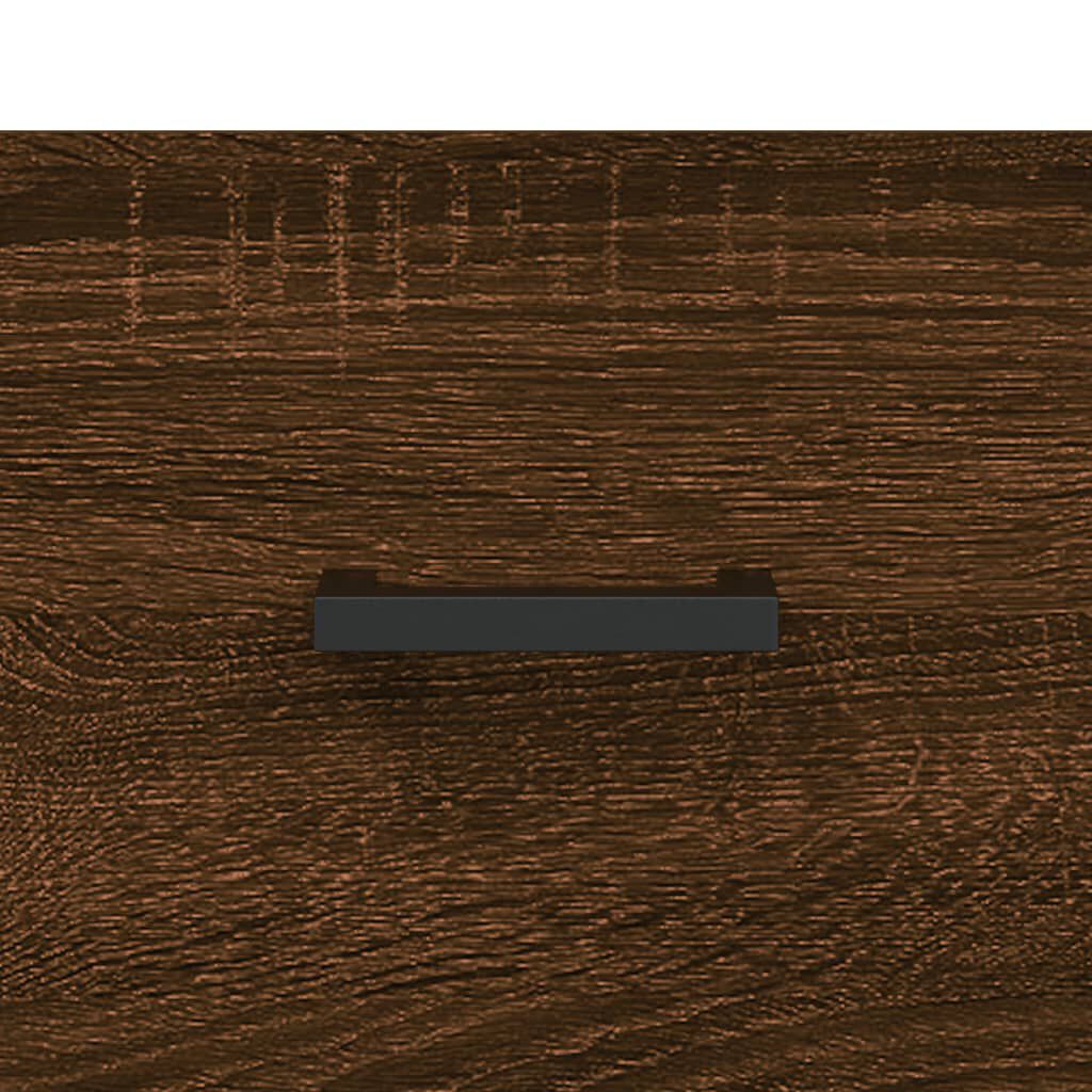 vidaXL Κομοδίνο Καφέ Δρυς 40 x 35 x 47,5 εκ. από Επεξεργ. Ξύλο