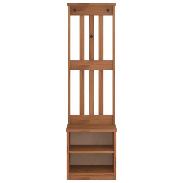 vidaXL Δέντρο χωλ "SANDNES" 45x40x159,5 εκ.Πεύκο μασίφ ξύλο