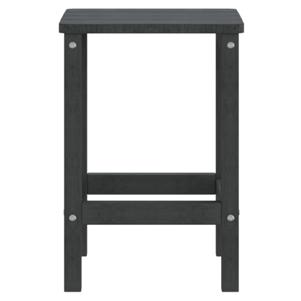 vidaXL Τραπέζι Κήπου Adirondack Ανθρακί 38 x 38 x 46 εκ. από HDPE
