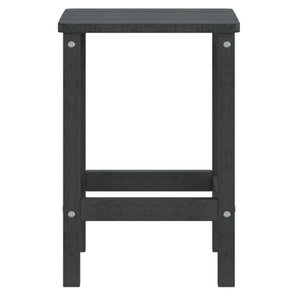 vidaXL Τραπέζι Κήπου Adirondack Ανθρακί 38 x 38 x 46 εκ. από HDPE
